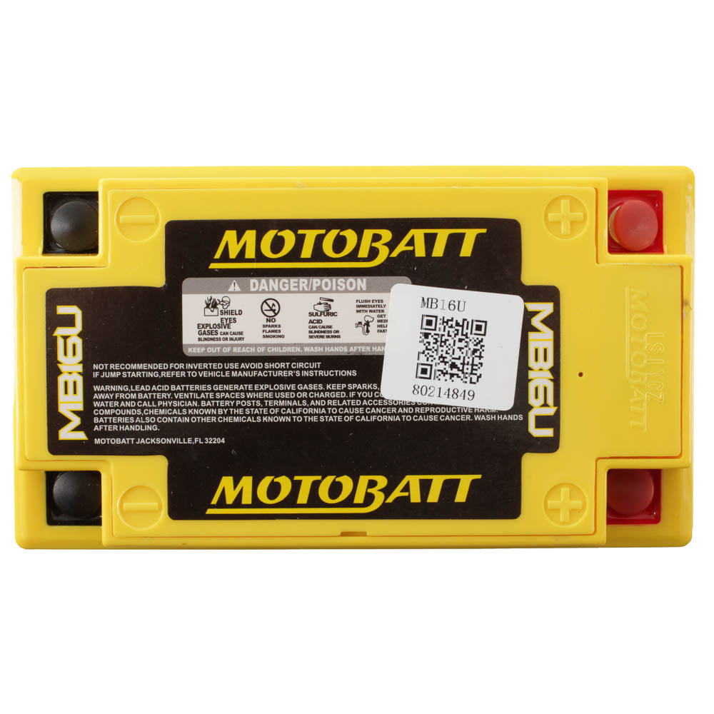 Motobatt Battery Quadflex AGM - MB16U