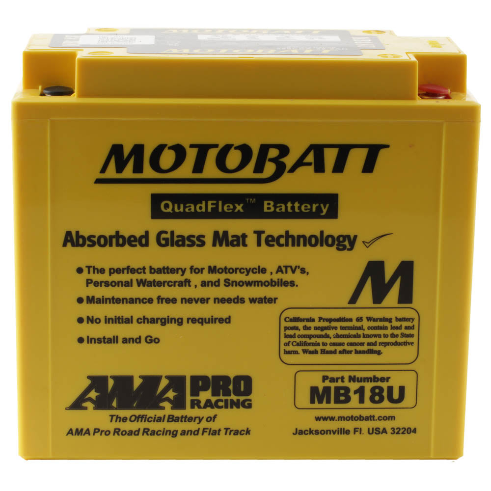 Motobatt Battery Quadflex AGM - MB18U