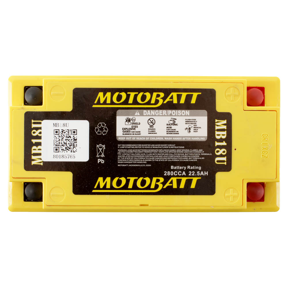 Motobatt Battery Quadflex AGM - MB18U