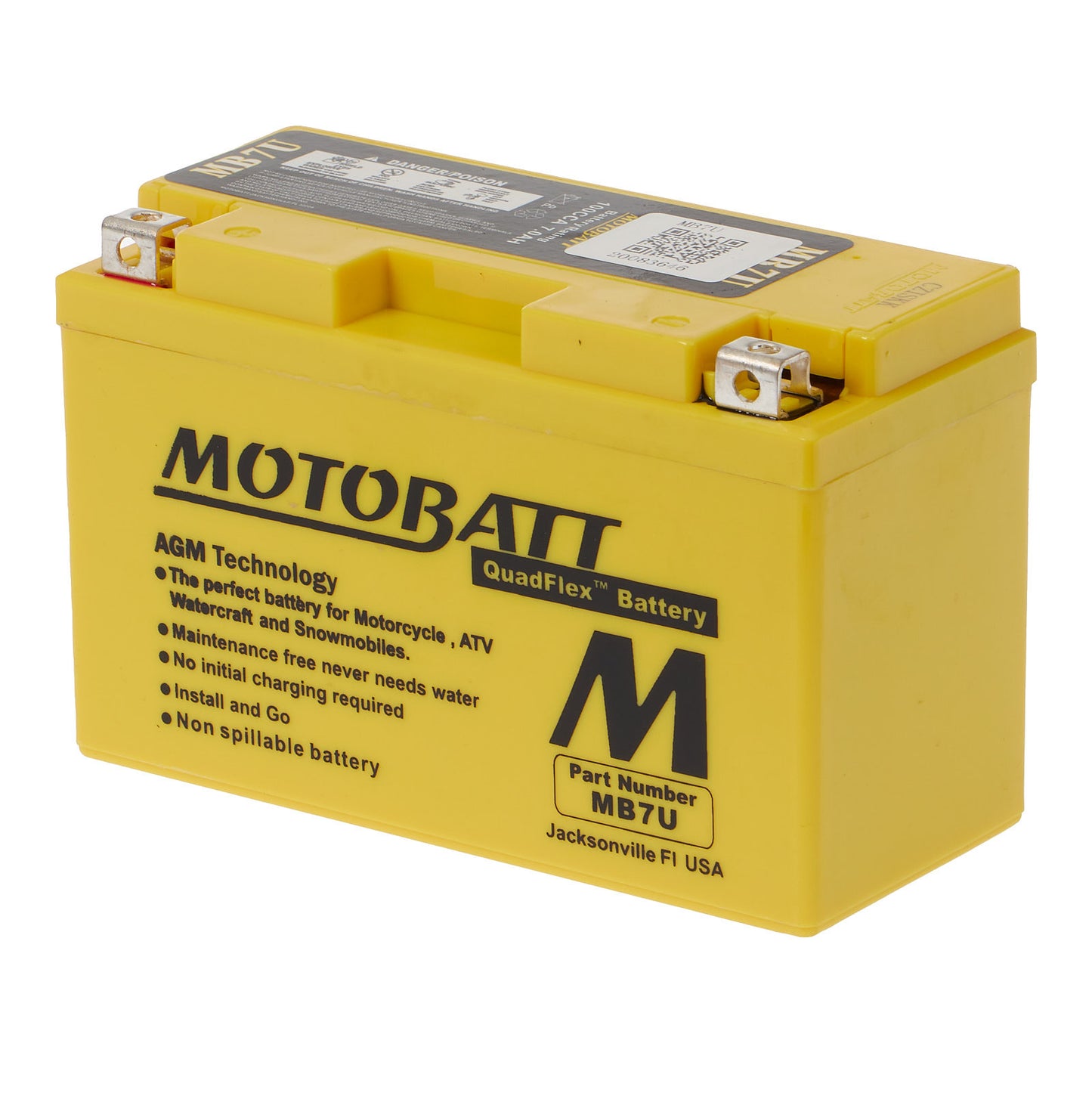 Motobatt Battery Quadflex AGM - MB7U