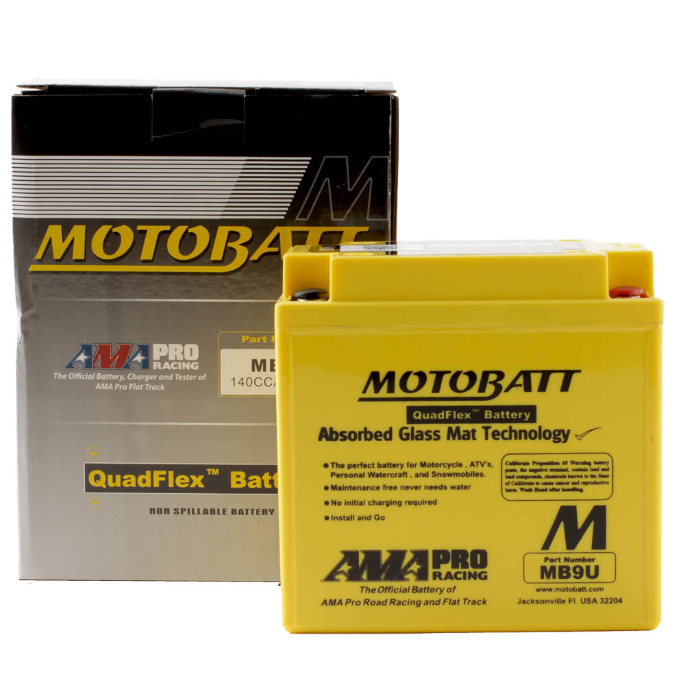 Motobatt Battery Quadflex AGM - MB9U