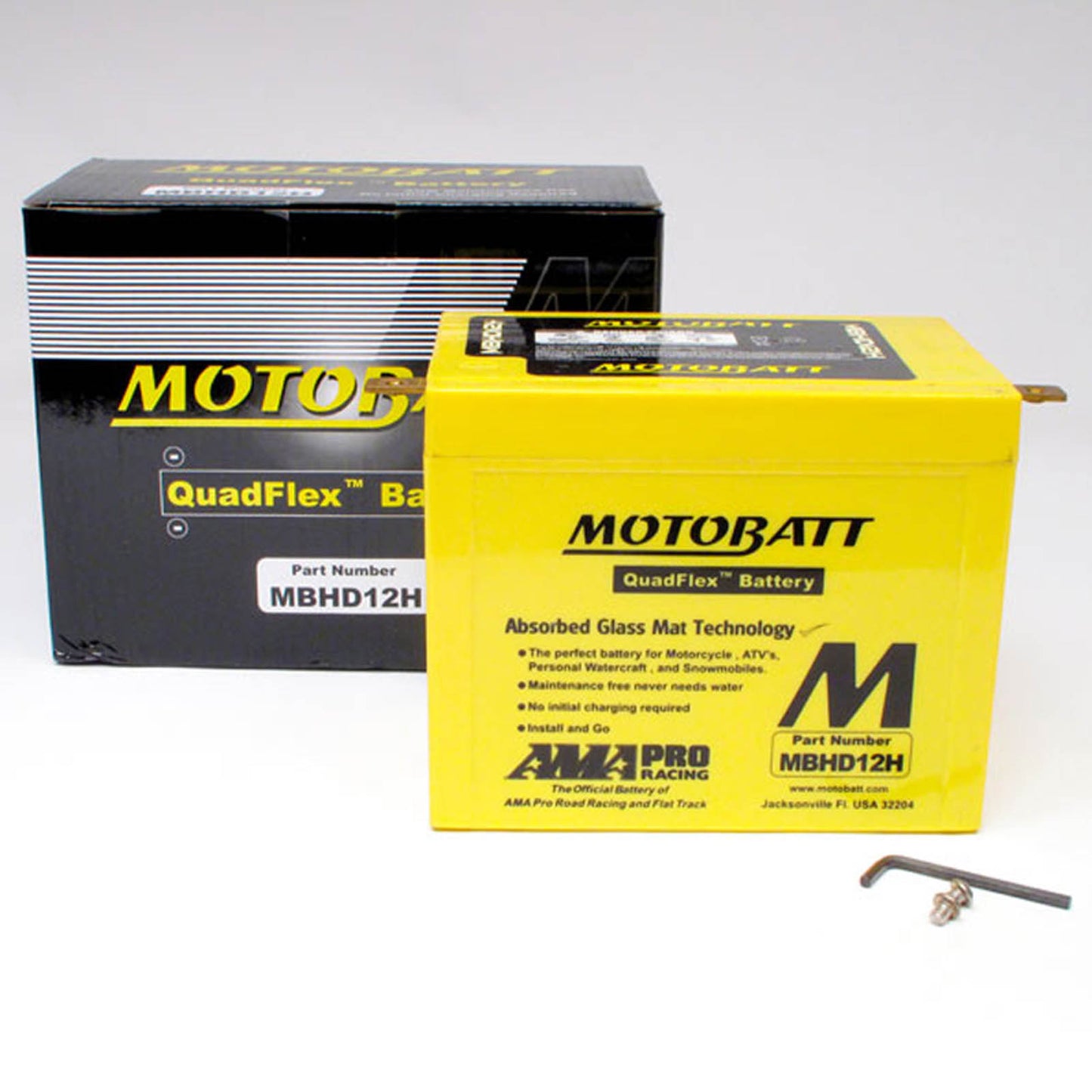 Motobatt Battery Quadflex AGM - MBHD12H