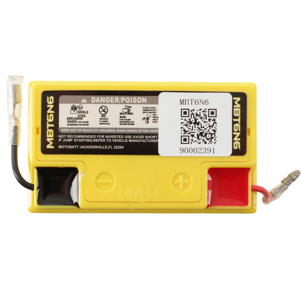 Motobatt Battery Quadflex AGM - MBT6N6