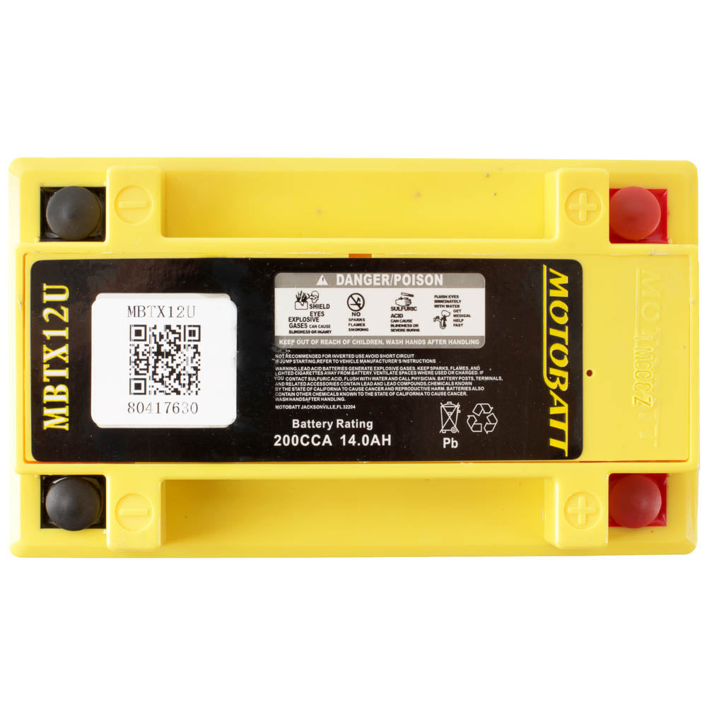 Motobatt Battery Quadflex AGM - MBTX12U