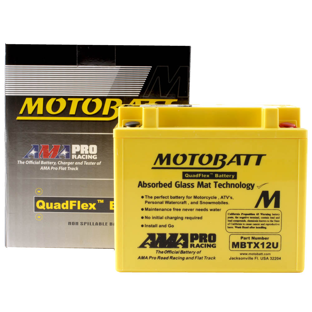Motobatt Battery Quadflex AGM - MBTX12U