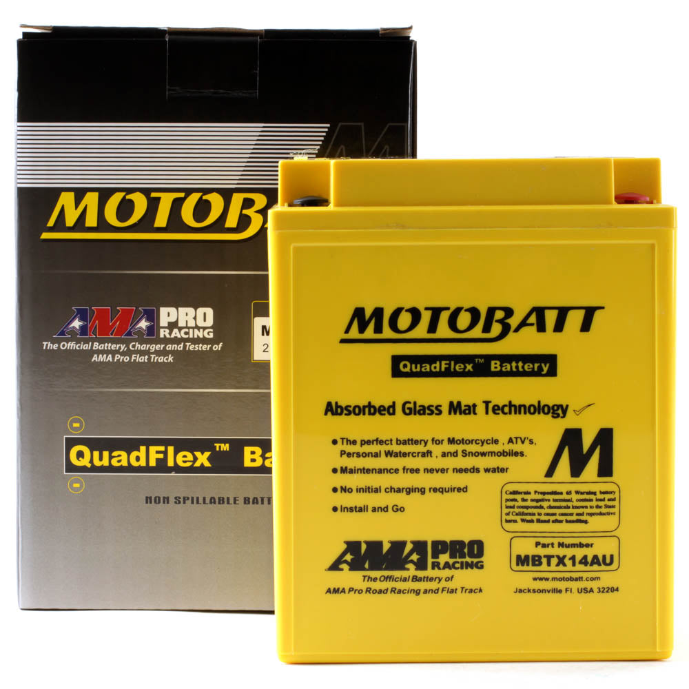 Motobatt Battery Quadflex AGM - MBTX14AU