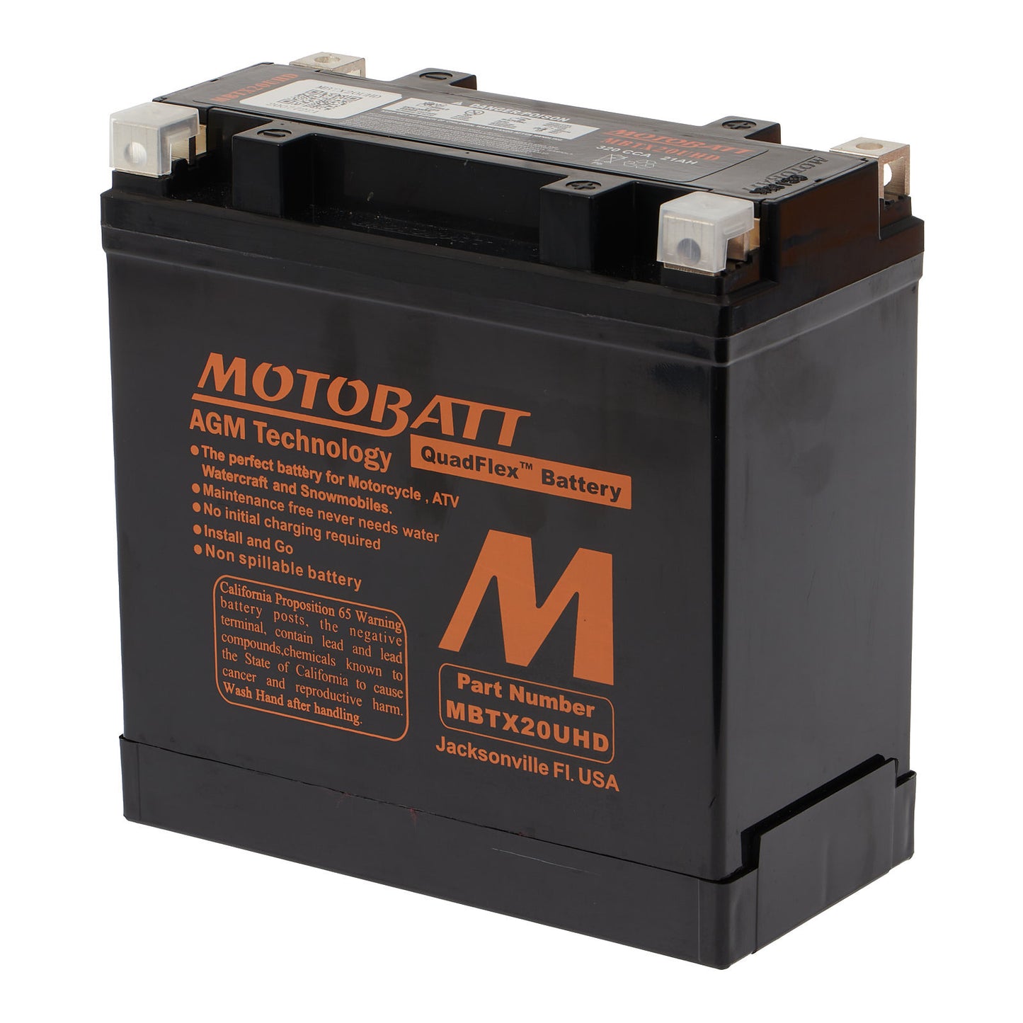Motobatt Battery Quadflex AGM - MBTX20UHD