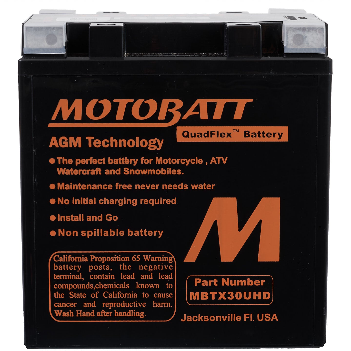Motobatt Battery Quadflex AGM - MBTX30UHD