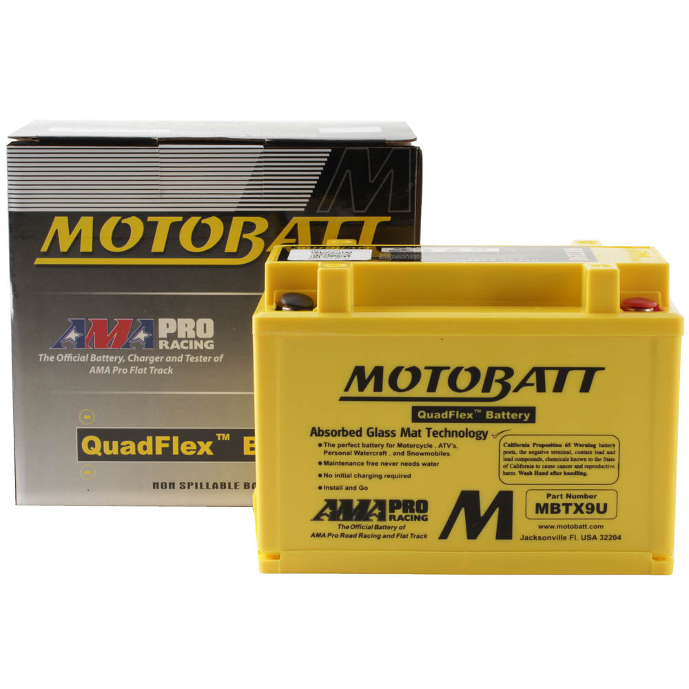 Motobatt Battery Quadflex AGM - MBTX9U