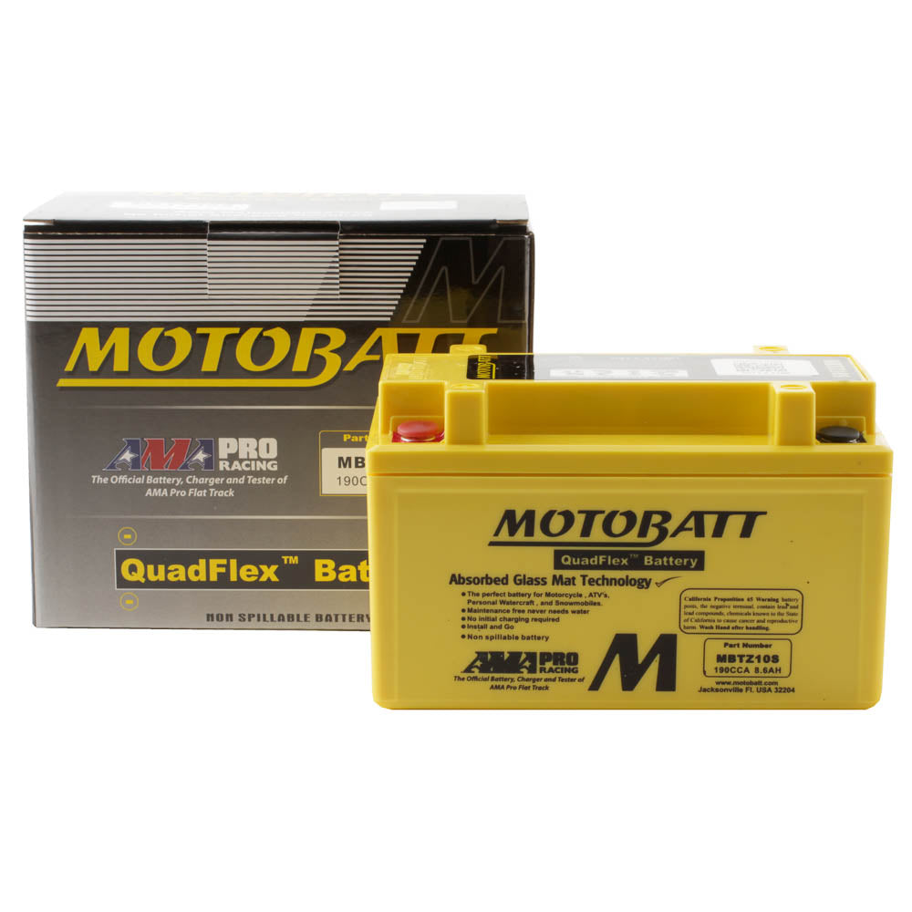 Motobatt Battery Quadflex AGM - MBTZ10S