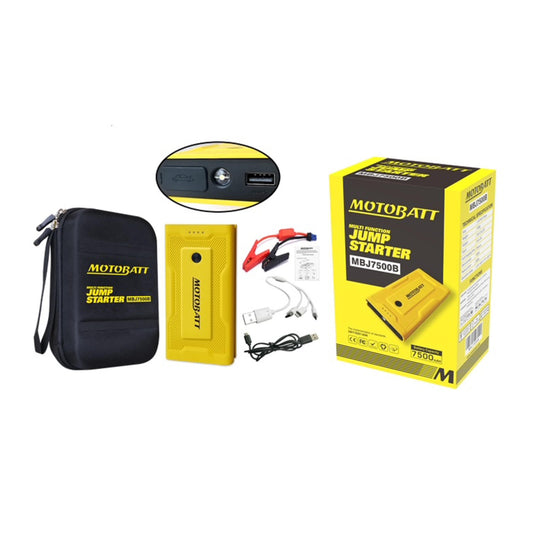 MOTOBATT LITHIUM JUMP STARTER 7500 & PHONE CHARGER