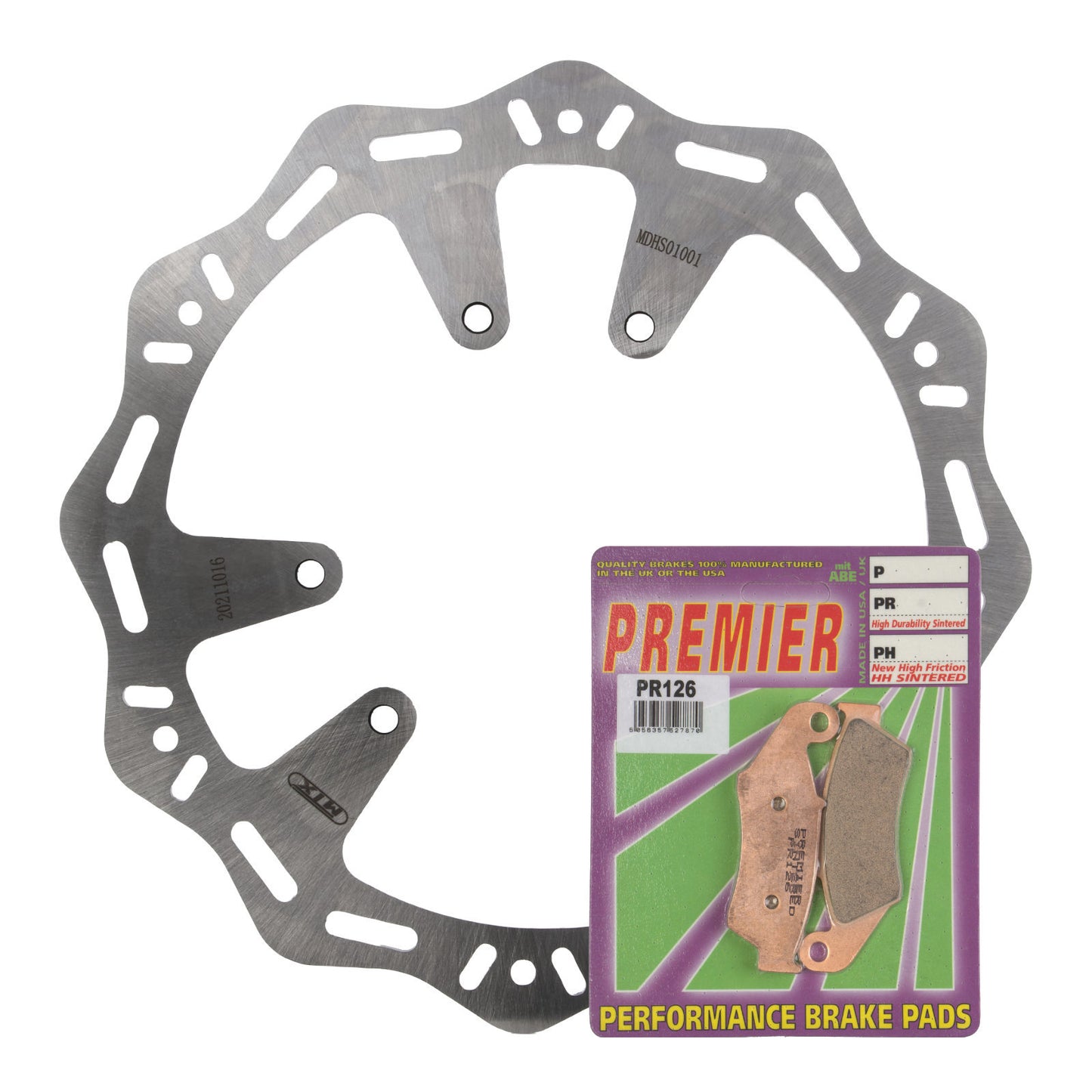 MTX Hornet Disc & Premier Pad Front Kit - Honda