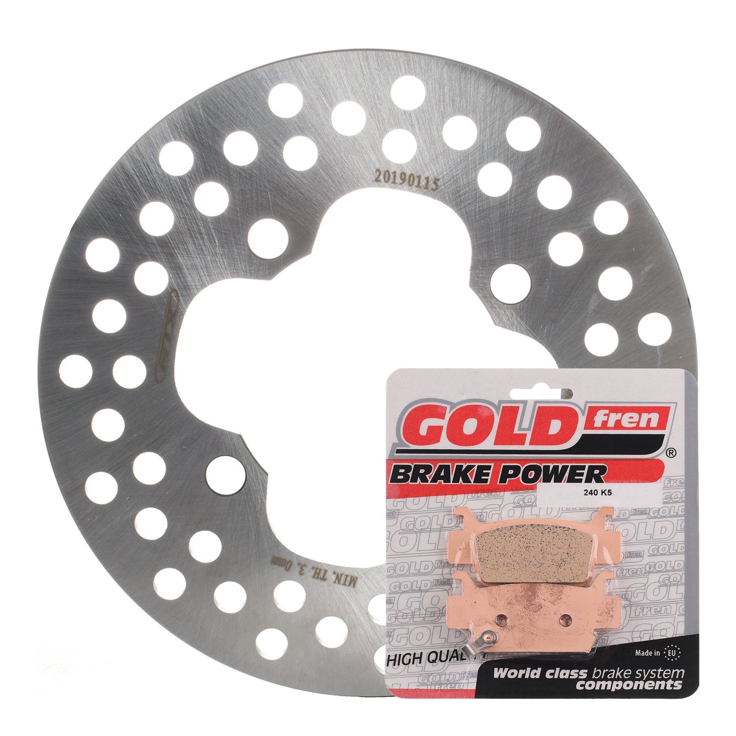 Brake Disc & Pad Front Kit - Honda TRX500FM \'05-\'11