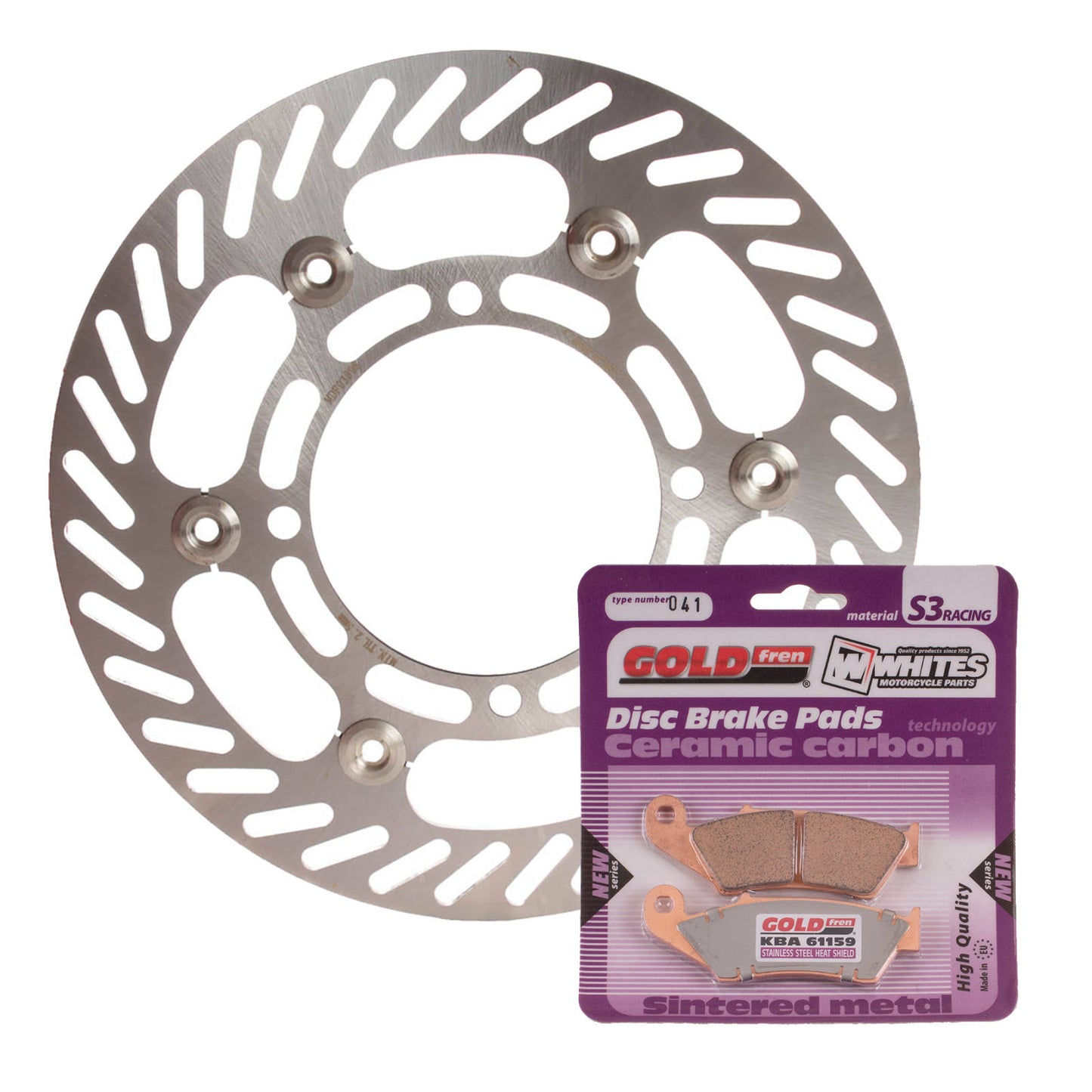 Brake Disc & Pad Front Kit - Suzuki RMZ250 \'04-\'06