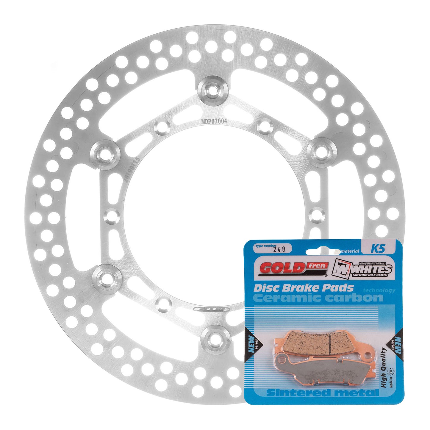 Brake Disc & Pad Front Kit - Yamaha YZ450F \'08-\'15