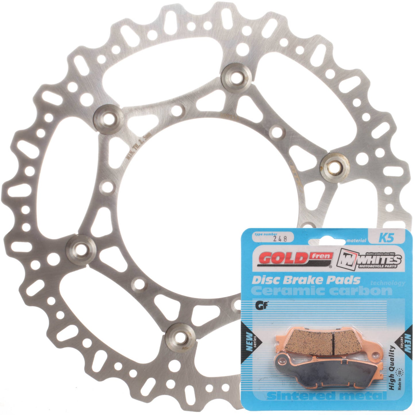 Brake Disc & Pad Front Kit - Yamaha YZ125 \'17-\'20