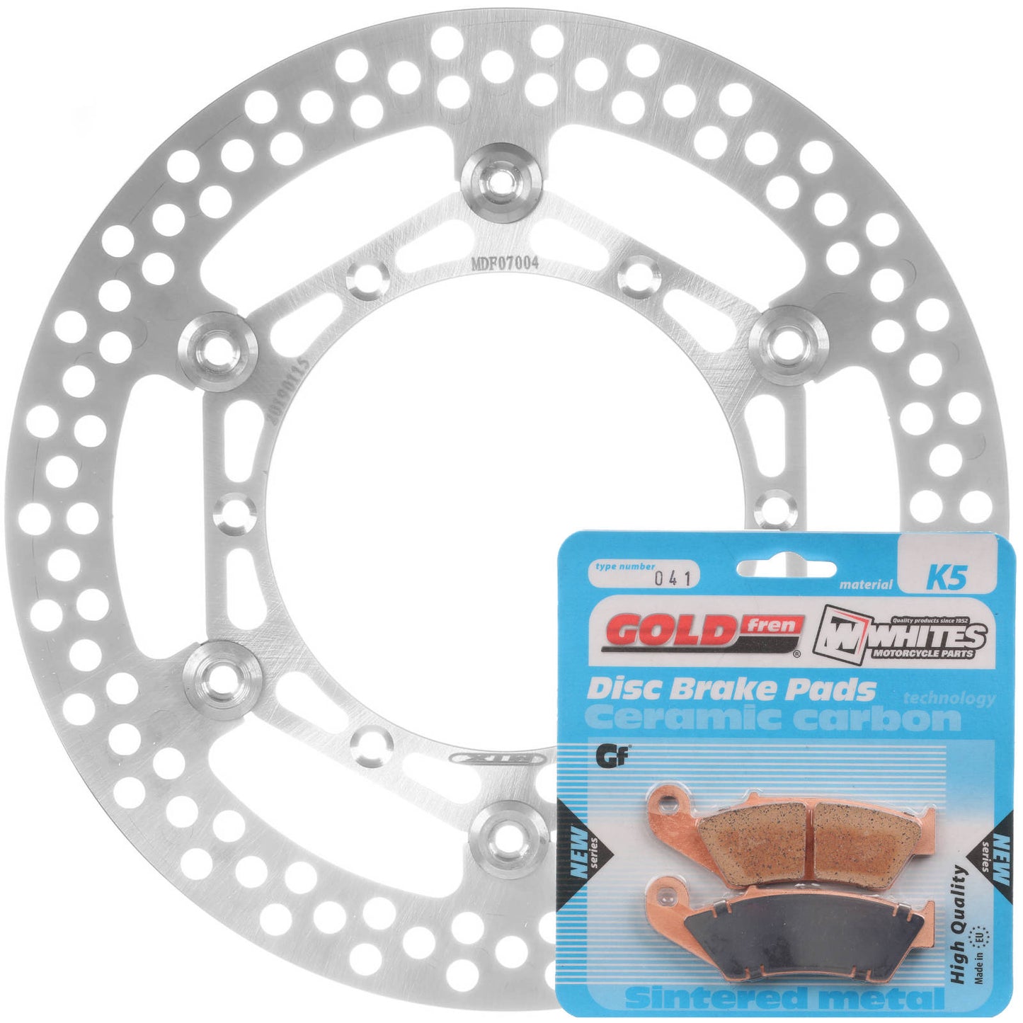 Brake Disc & Pad Front Kit - Yamaha YZ250 \'01-\'07