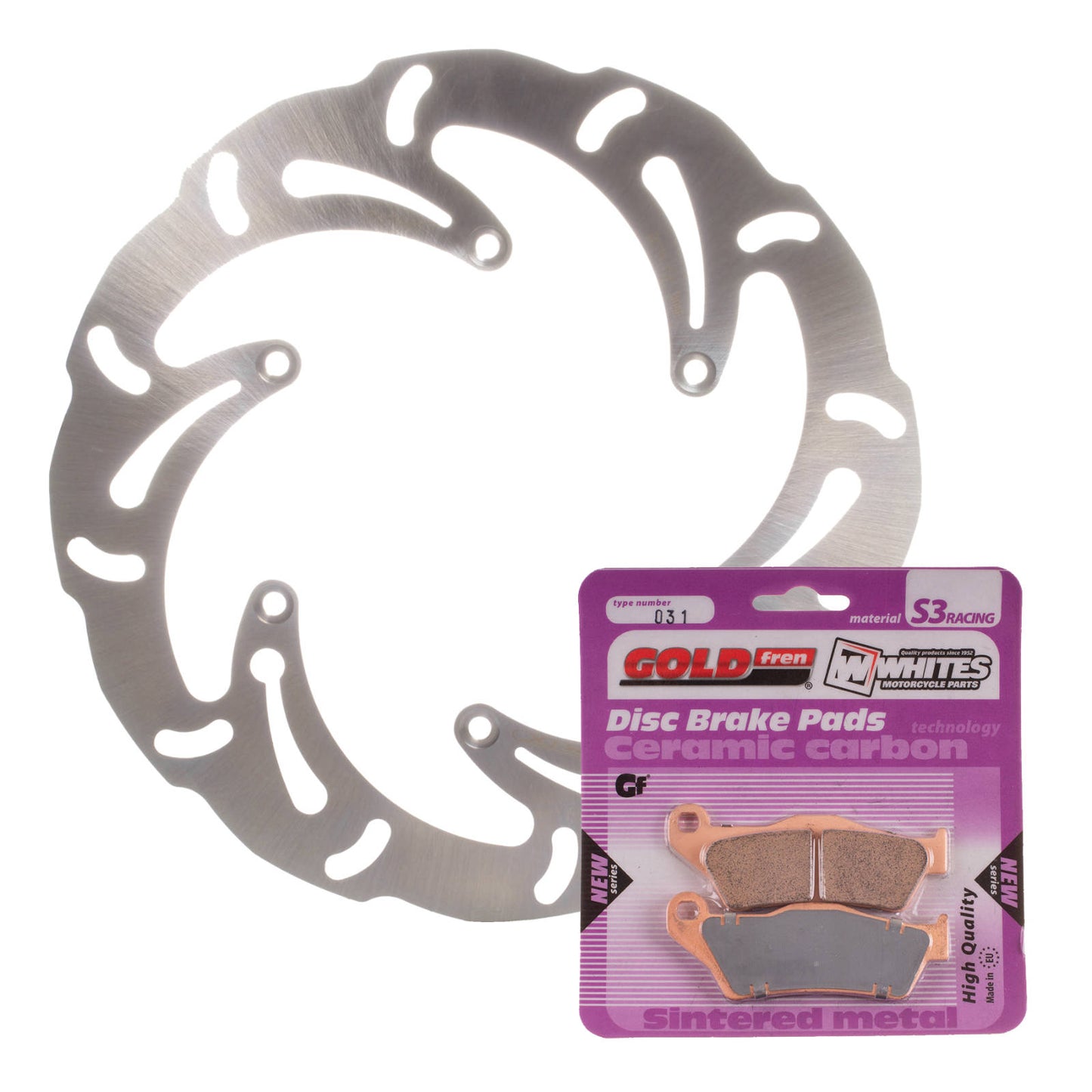 Brake Disc & Pad Front Kit - KTM 250 SX-F \'05-\'06 - Wave