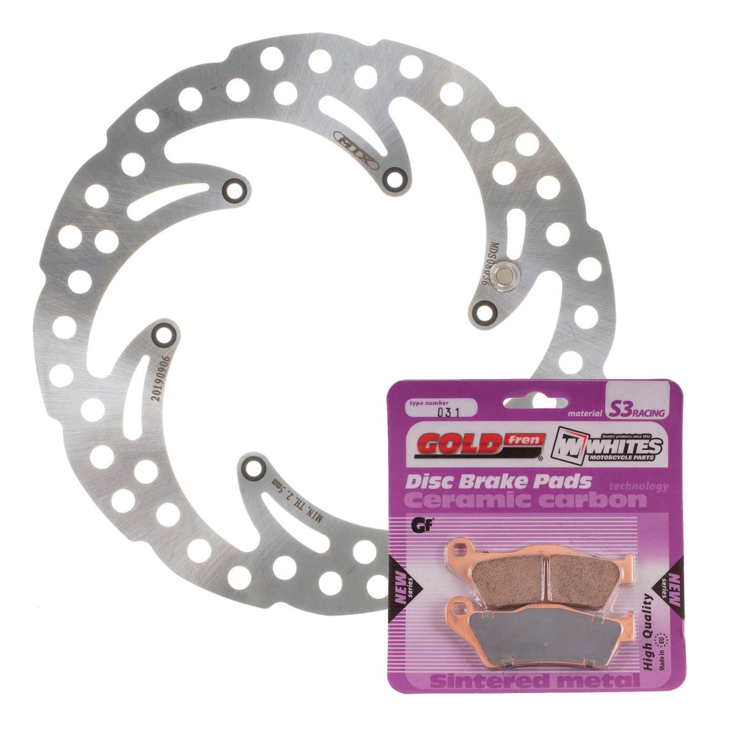Brake Disc & Pad Front Kit - KTM 250 SX-F \'05-\'06 - Wave