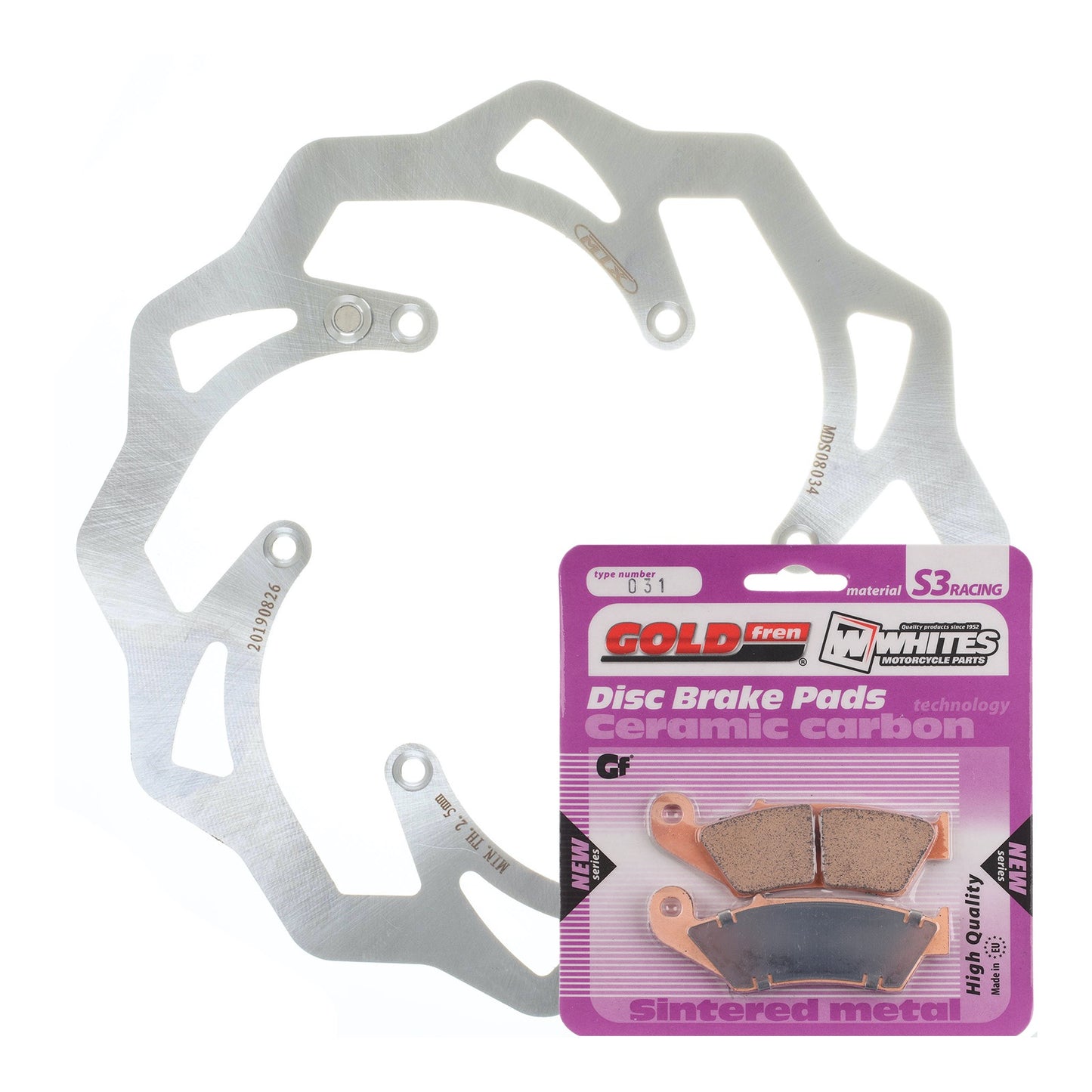 Brake Disc & Pad Front Kit - KTM 450 SX-F \'07-\'19 - Wave