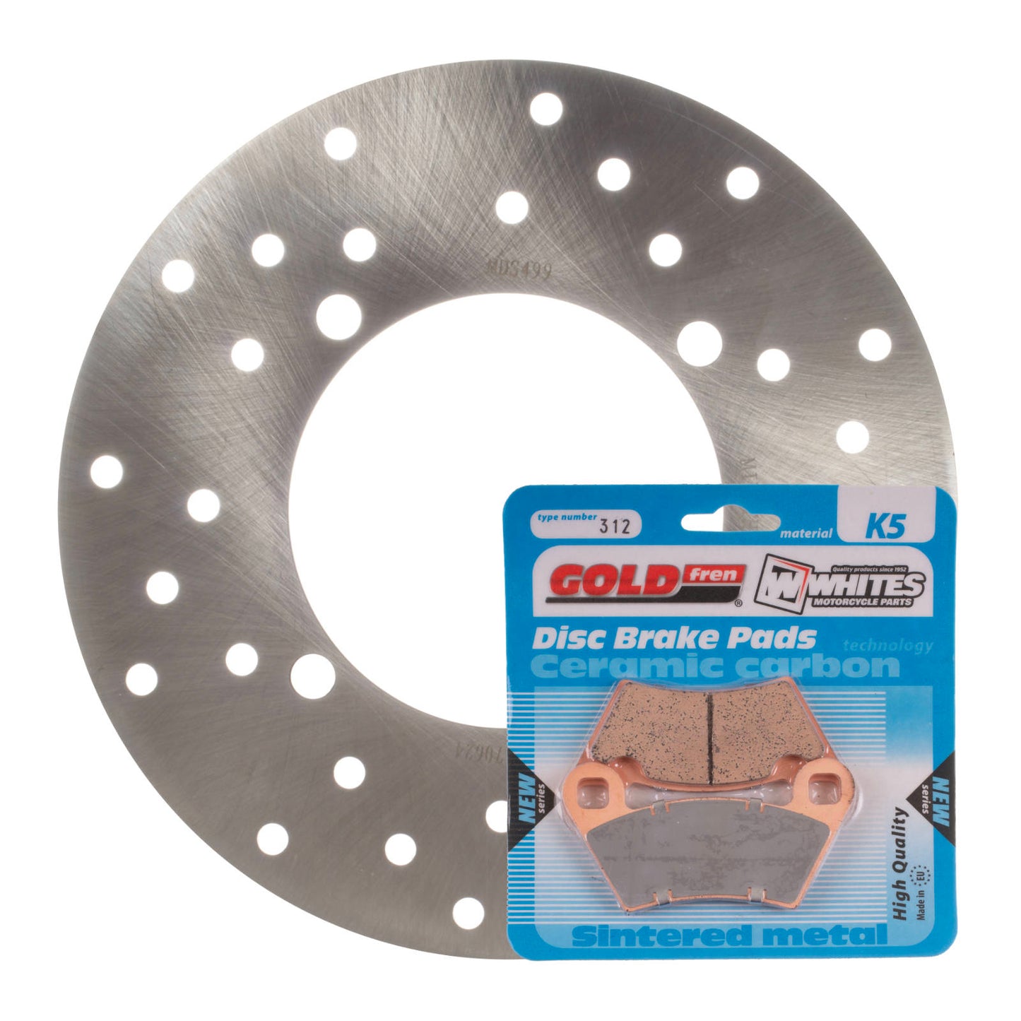 BRAKE DISC & PAD REAR KIT - POL RANGER 570 MID SIZE 14-21
