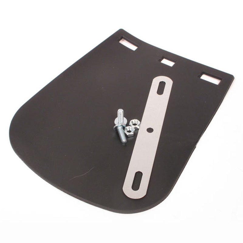 WHITES MUDFLAP BLK PVC LGE MOTORCYCLE