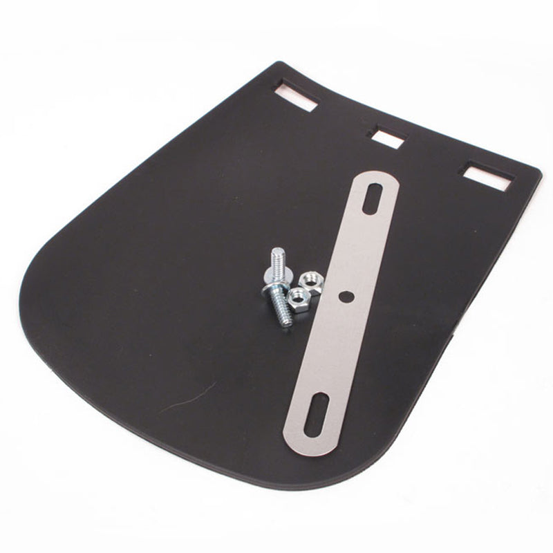 WHITES MUDFLAP BLK PVC LGE MOTORCYCLE