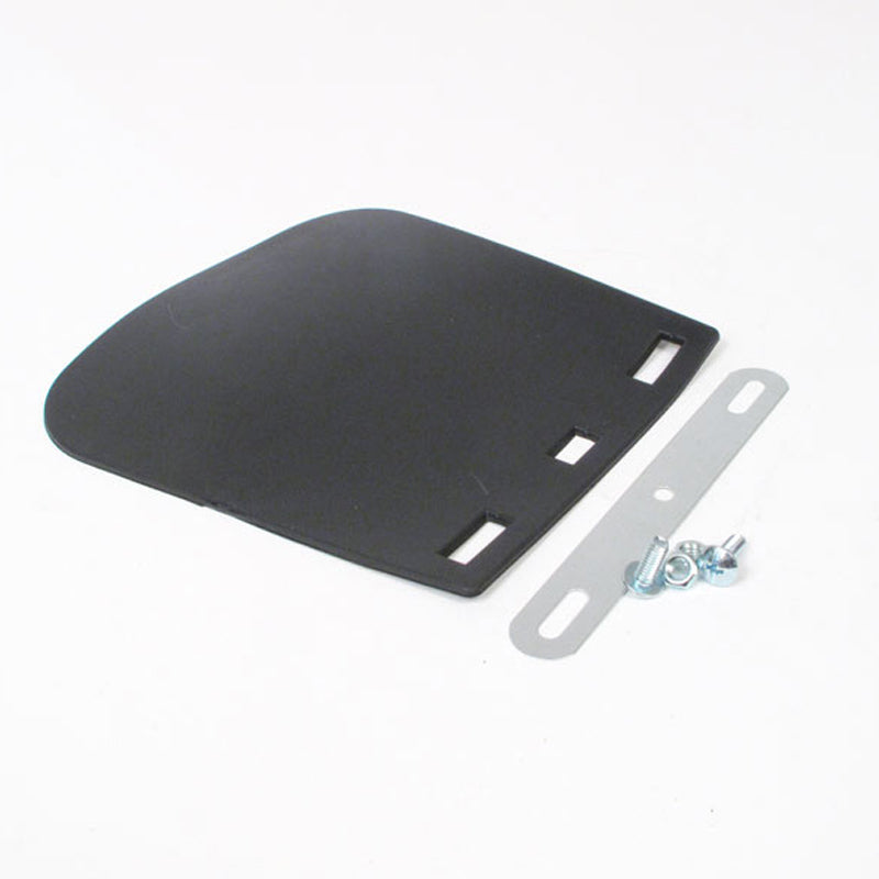 WHITES MUDFLAP BLK PVC LGE MOTORCYCLE