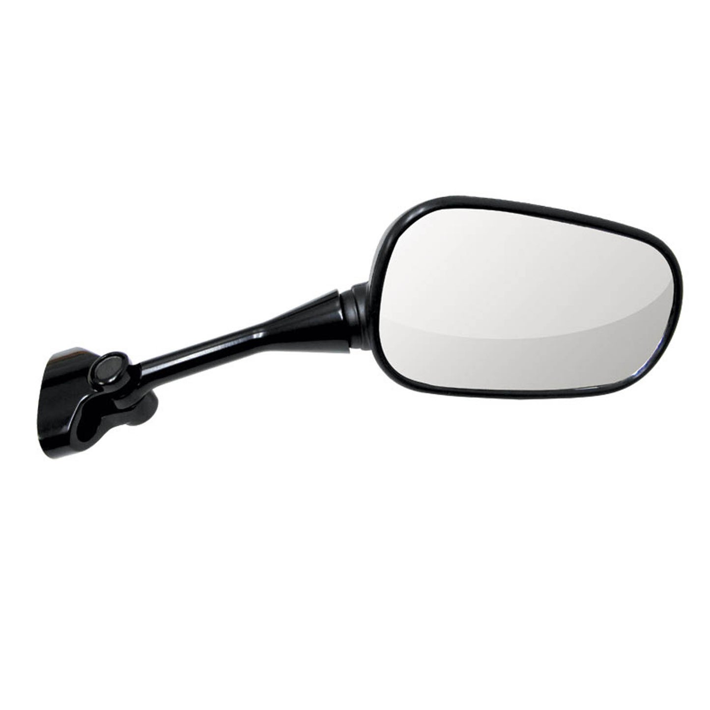 Whites Mirror Black Honda VFR800 \'02- Right-hand