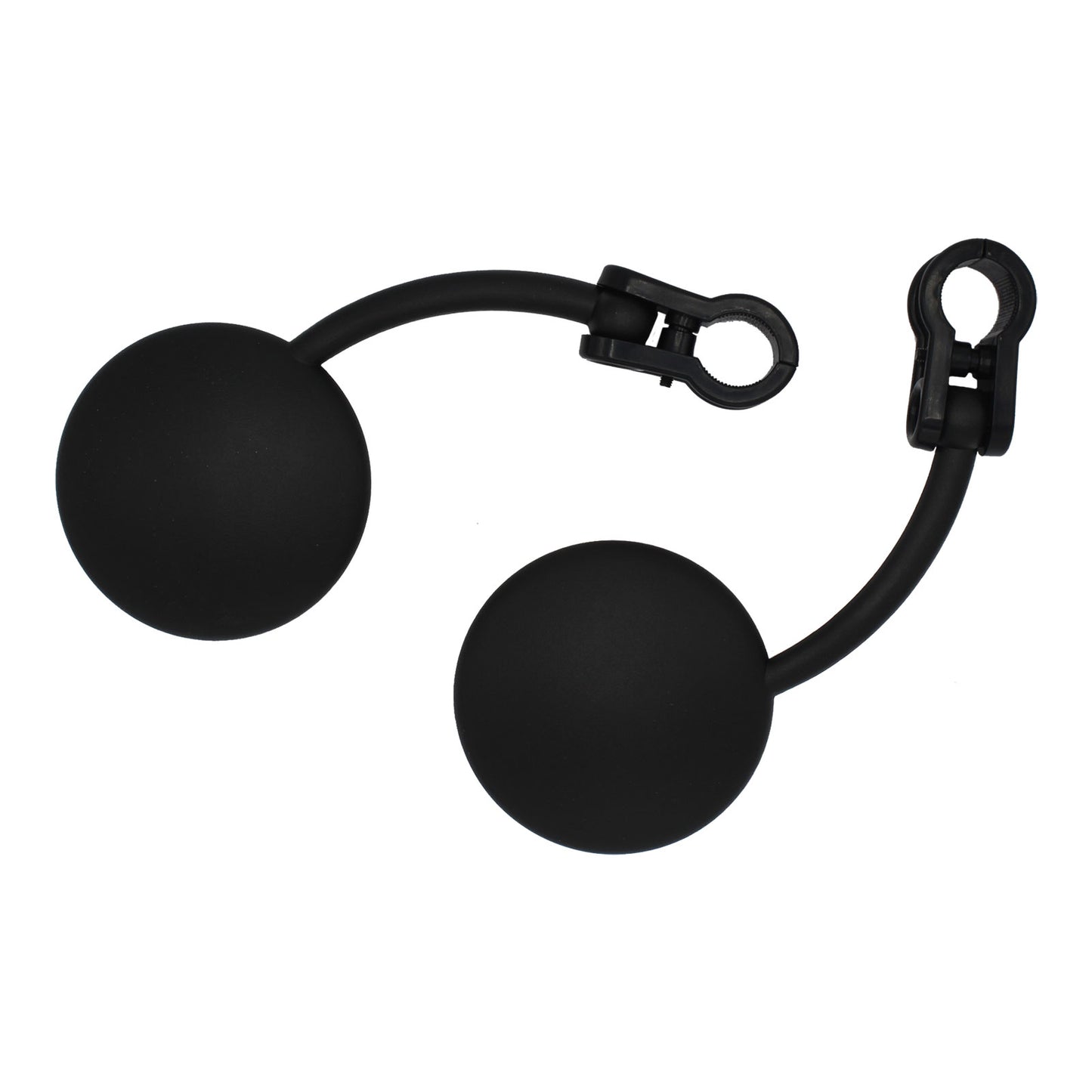Whites Mirror Pair Universal Folding Enduro 7/8\" Black