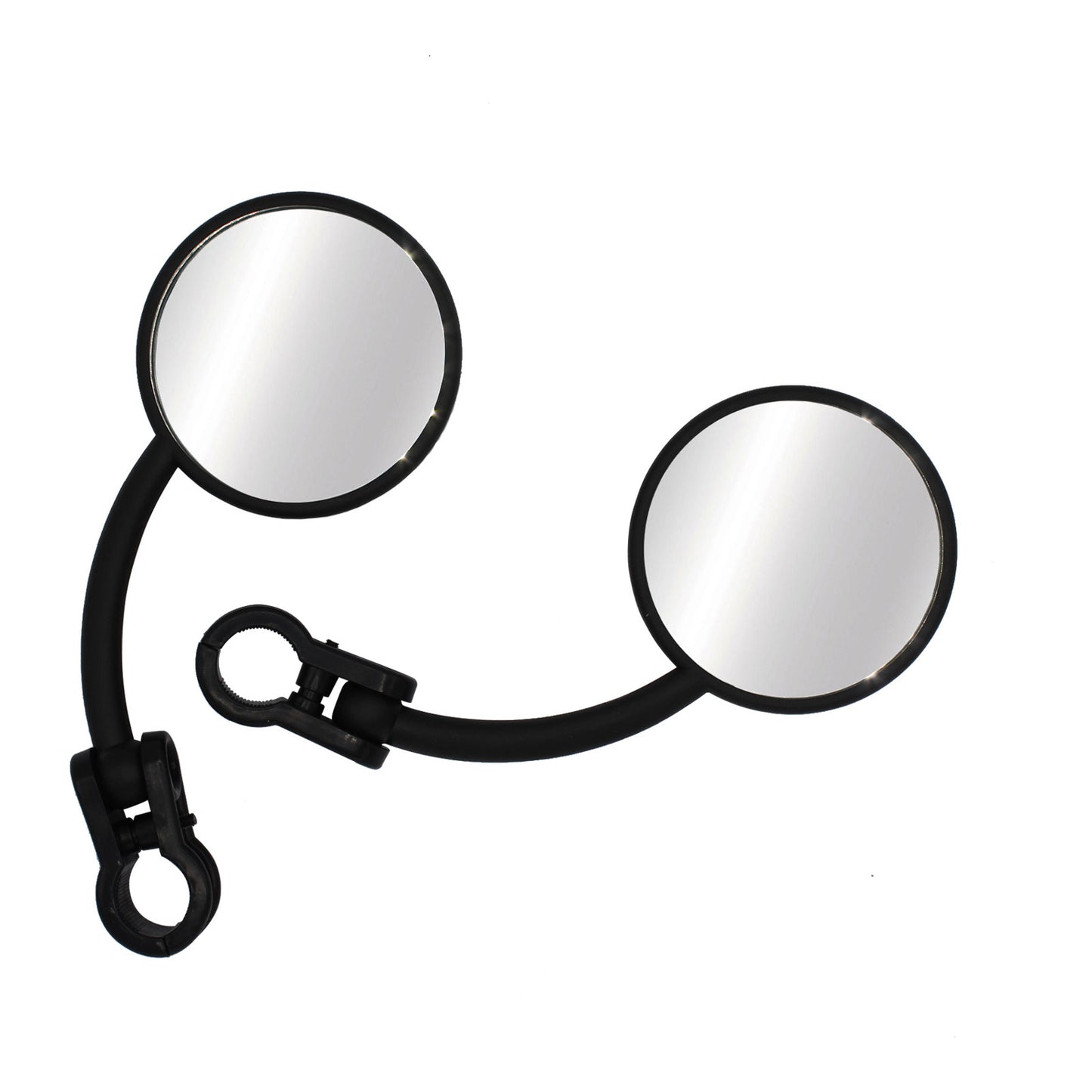 Whites Mirror Pair Universal Folding Enduro 7/8\" Black