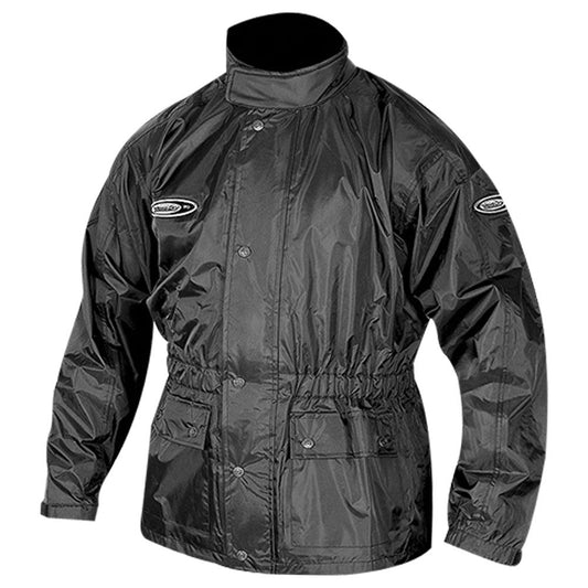 MOTODRY LIGHTNING RAINWEAR JACKET - BLACK MOTO NATIONAL ACCESSORIES PTY sold by Cully's Yamaha