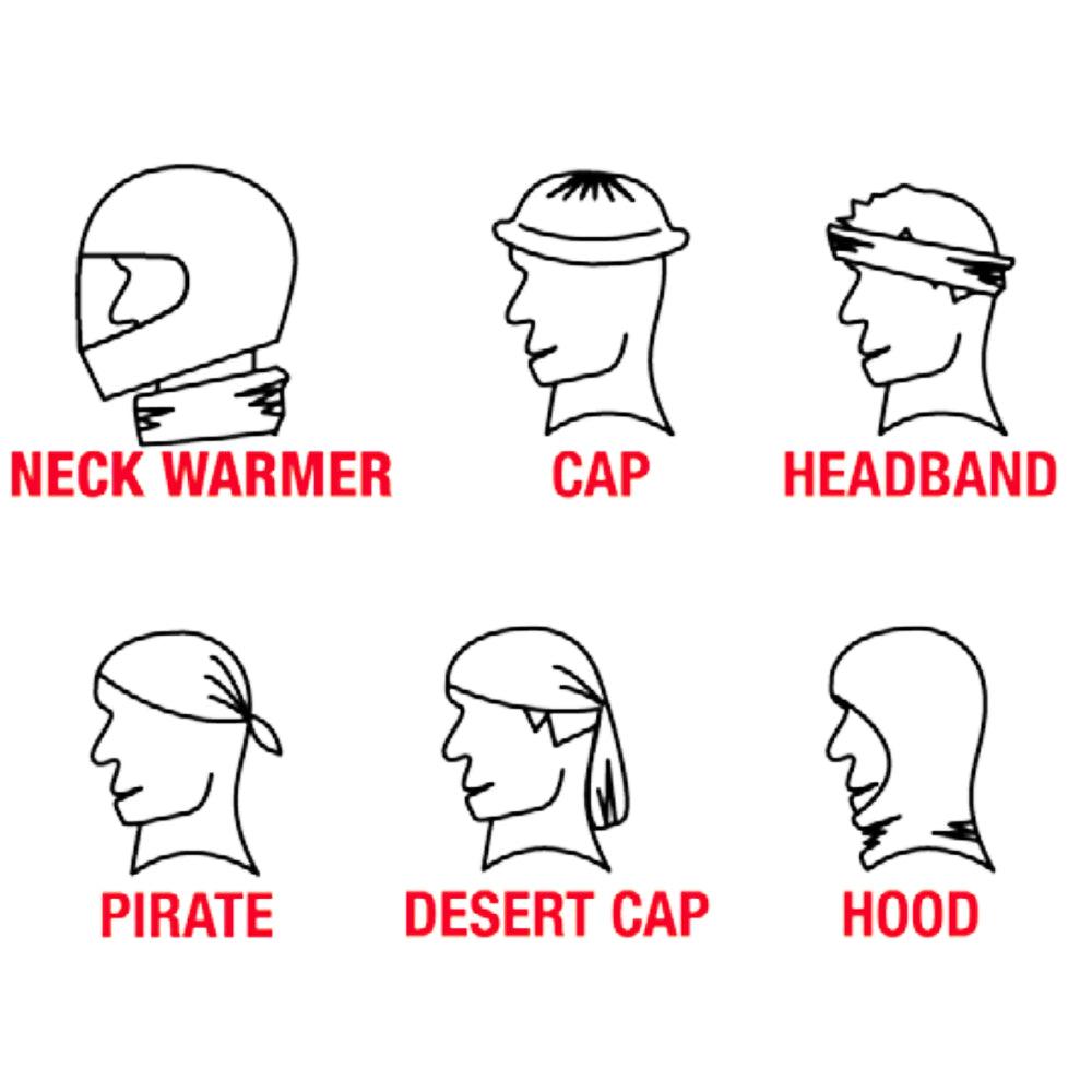 DRIRIDER 2021 MULTI-FUNCTION HEADWEAR - BLACK MCLEOD ACCESSORIES (P) sold by Cully's Yamaha