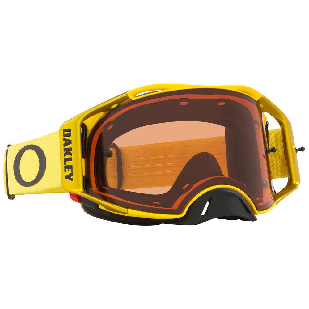 OAKLEY AIRBRAKE MOTO YELLOW GOGGLES 2021 - PRIZM MX BRONZE MONZA IMPORTS sold by Cully's Yamaha