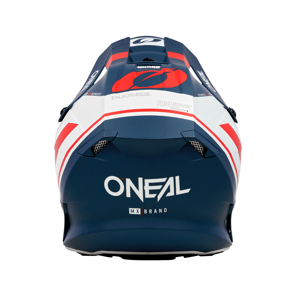 ONEAL 2023 10 SERIES FLOW HELMET - BLUE/WHITE/RED CASSONS PTY LTD sold by Cully's Yamaha