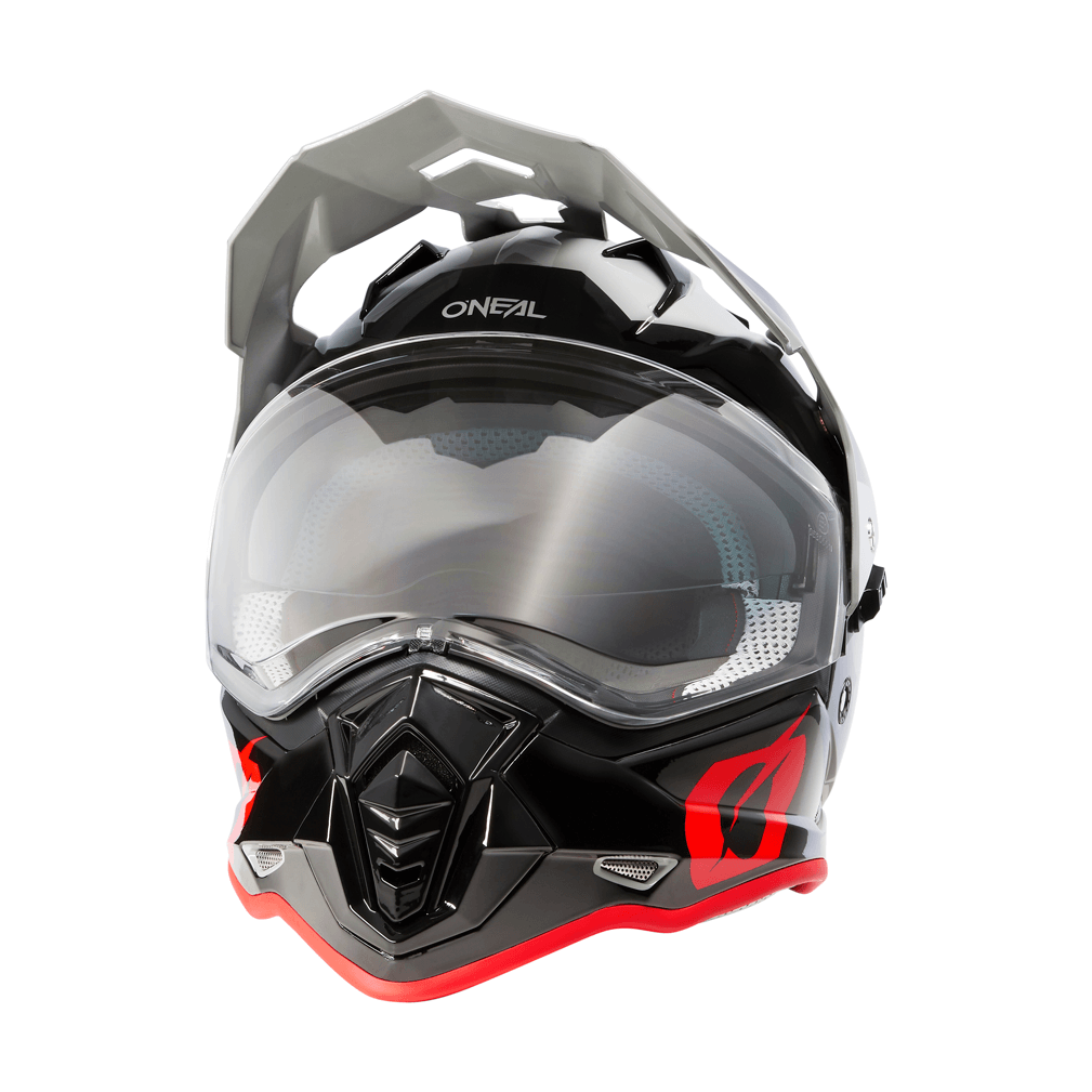 ONEAL 2023 SIERRA ll R HELMET - BLACK/GREY/RED CASSONS PTY LTD sold by Cully's Yamaha