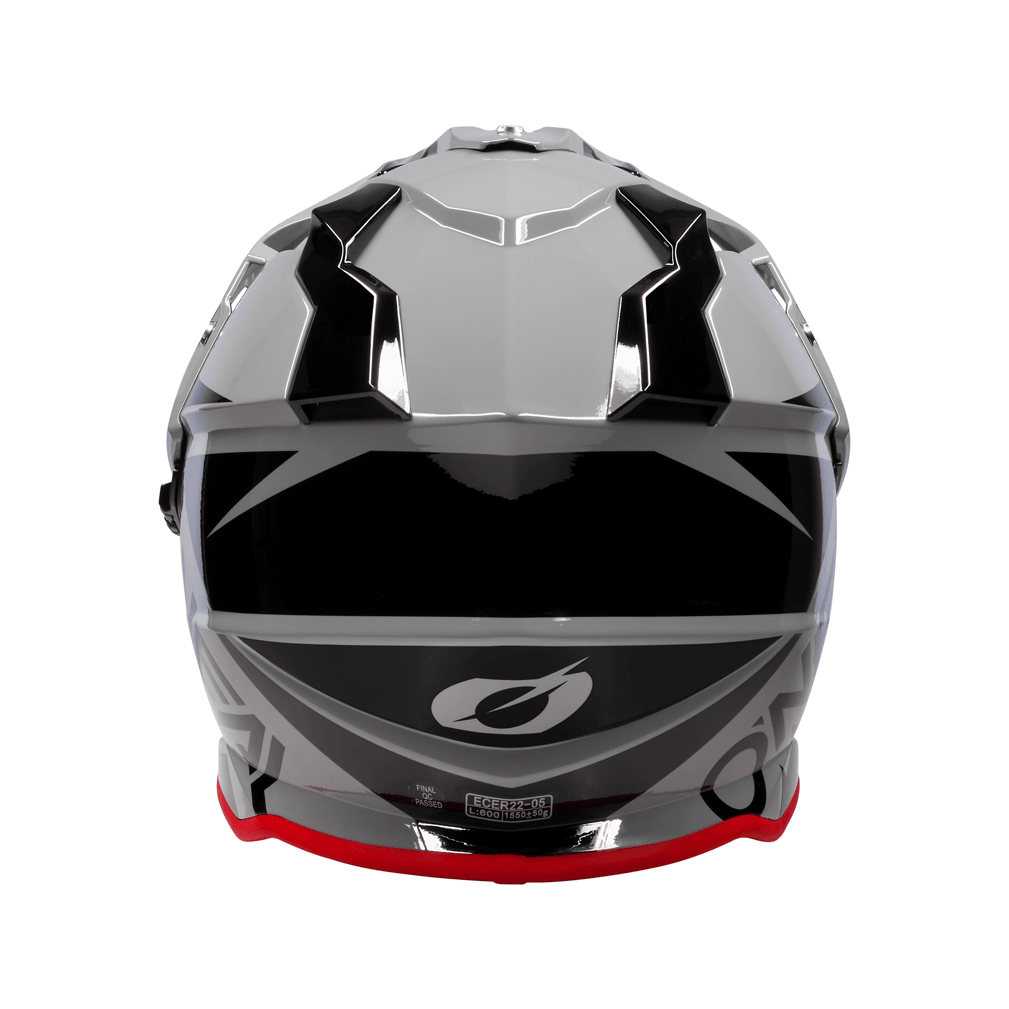 ONEAL 2023 SIERRA ll R HELMET - BLACK/GREY/RED CASSONS PTY LTD sold by Cully's Yamaha