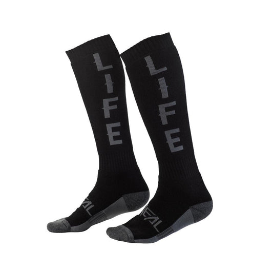 ONEAL PRO MX RIDE LIFE 2022 SOCKS - BLACK/GREY CASSONS PTY LTD sold by Cully's Yamaha