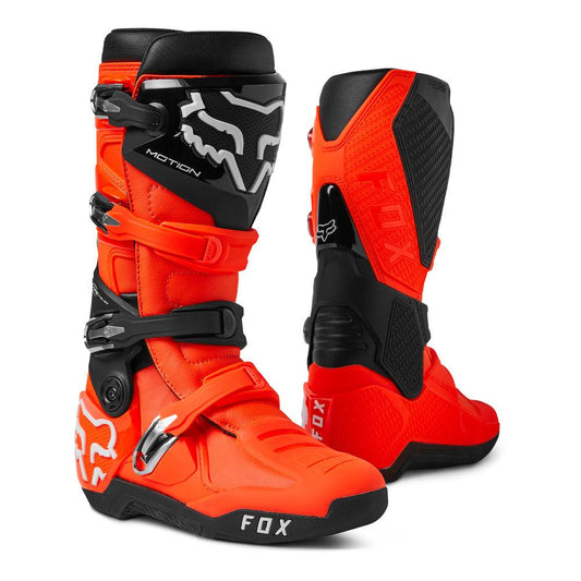 FOX MOTION BOOTS - FLUO ORANGE FOX RACING AUSTRALIA sold by Cully's Yamaha