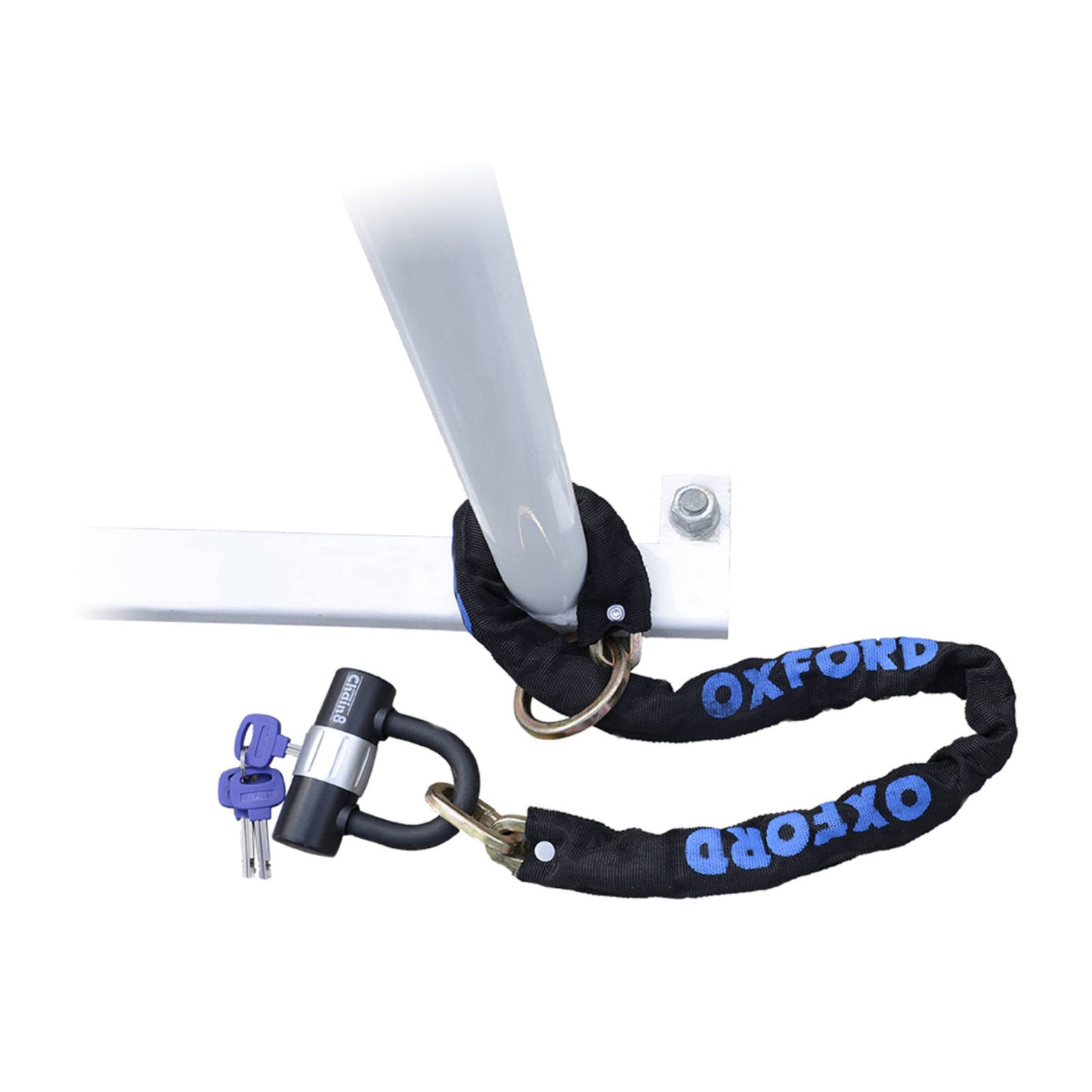 Oxford Chain8 Oxford Chain Lock & Mini Shackle 8mm X 1000mm