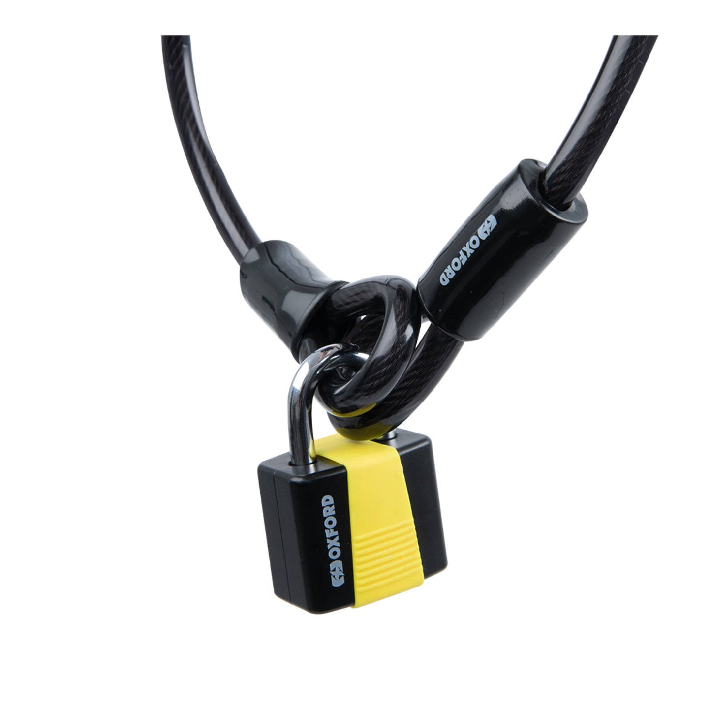 OXFORD LOOP LOCK10 CABLE LOCK+PADLOCK 10MM X 1.8MM