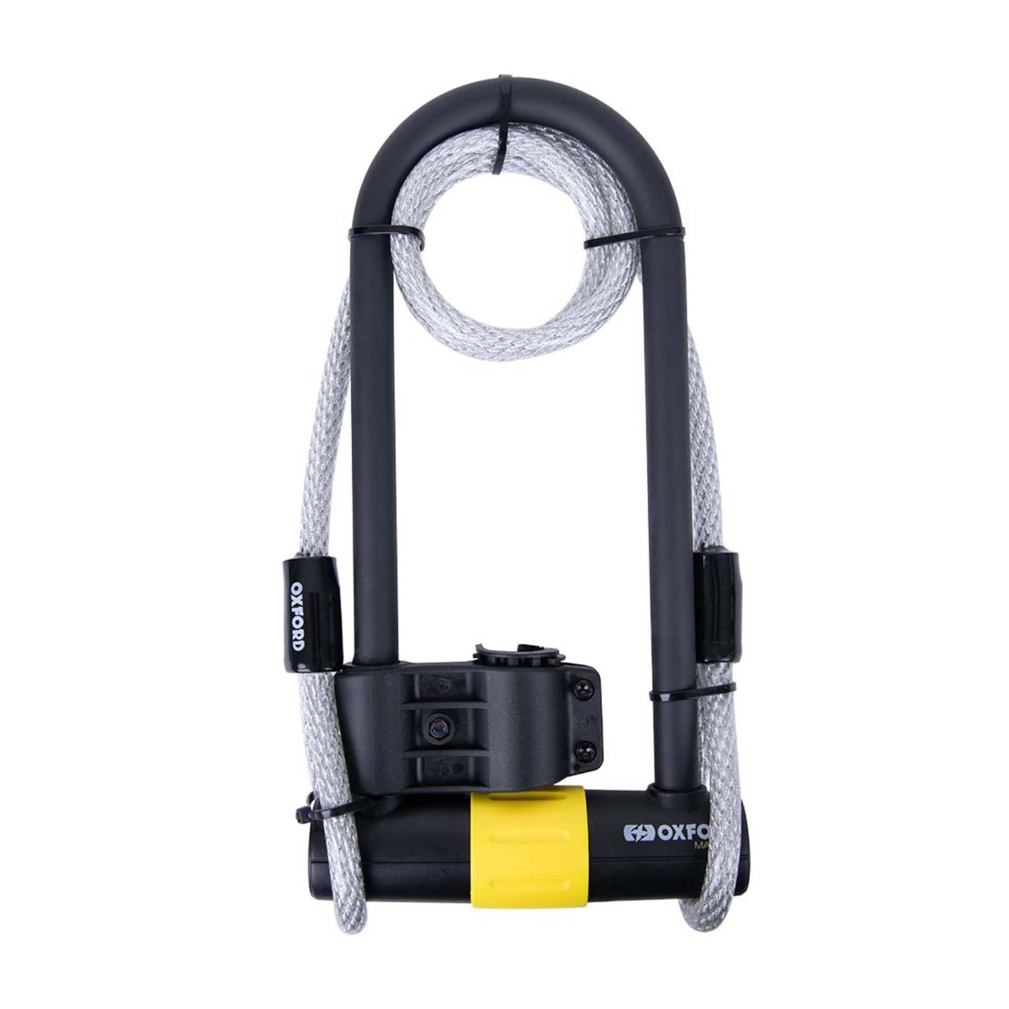OXFORD MAGNUM DUO U-LOCK (315MM X 170MM) WITH BRACKET & CABL