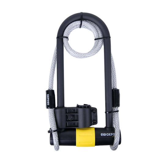 Oxford Magnum Duo U-Lock (315mm X 170mm) with Bracket & Cable