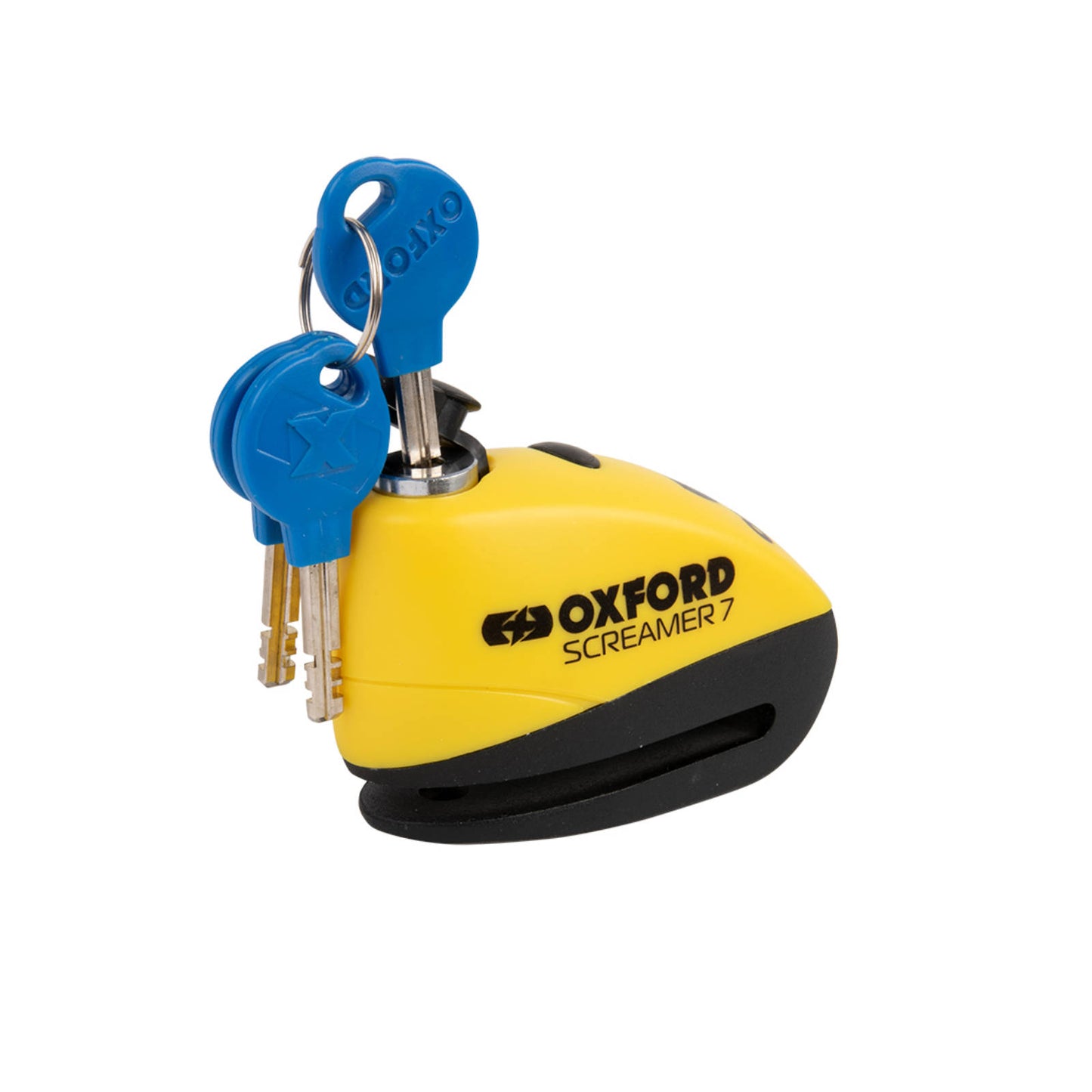 Oxford Screamer 7 Alarm Disc Lock - Black / Black