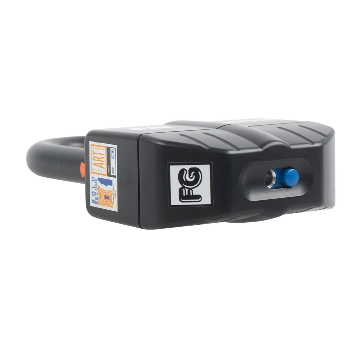 Oxford Boss Alarm 16mm Padlock - Black