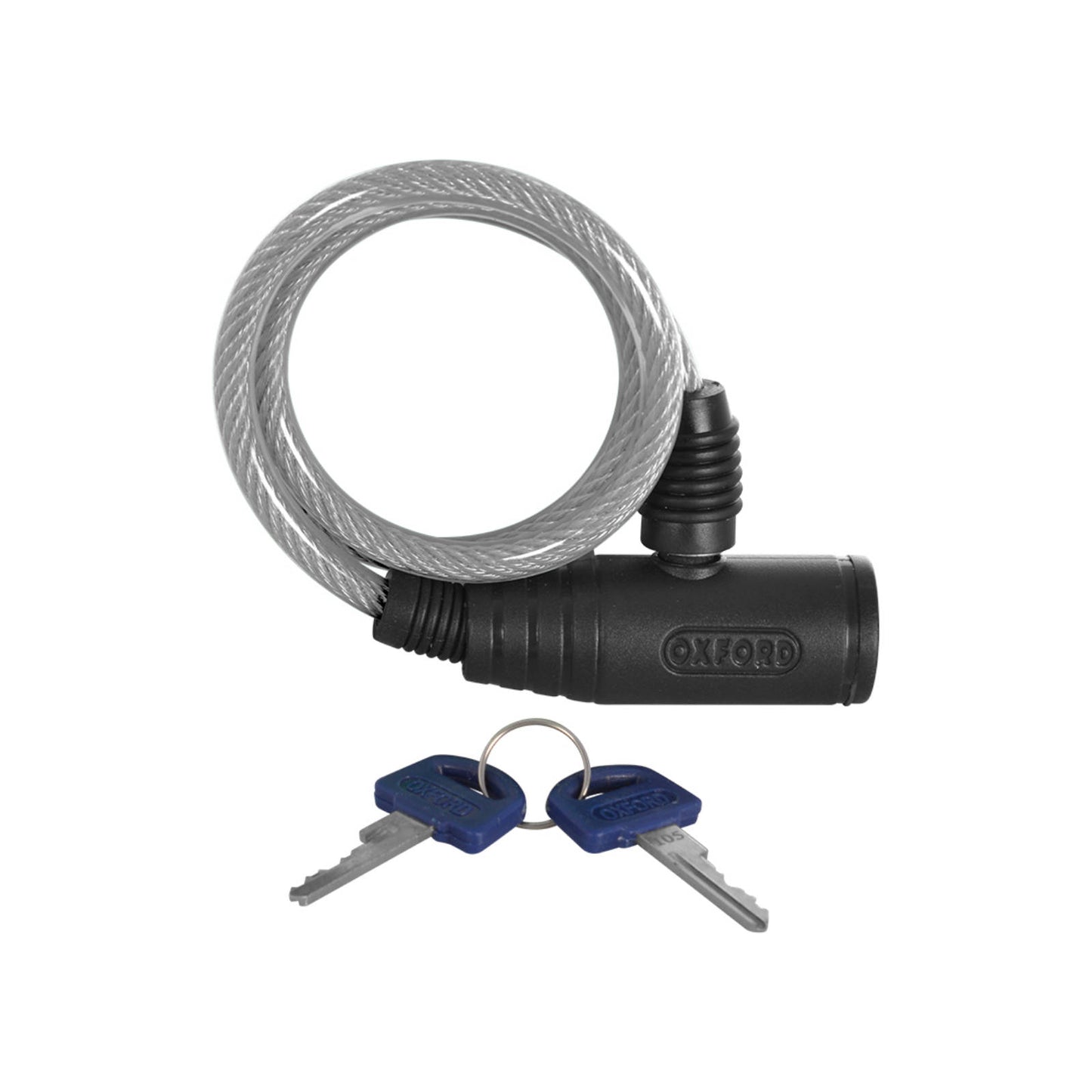 Oxford Bumper Cable Lock 6mm X 600mm - Clear