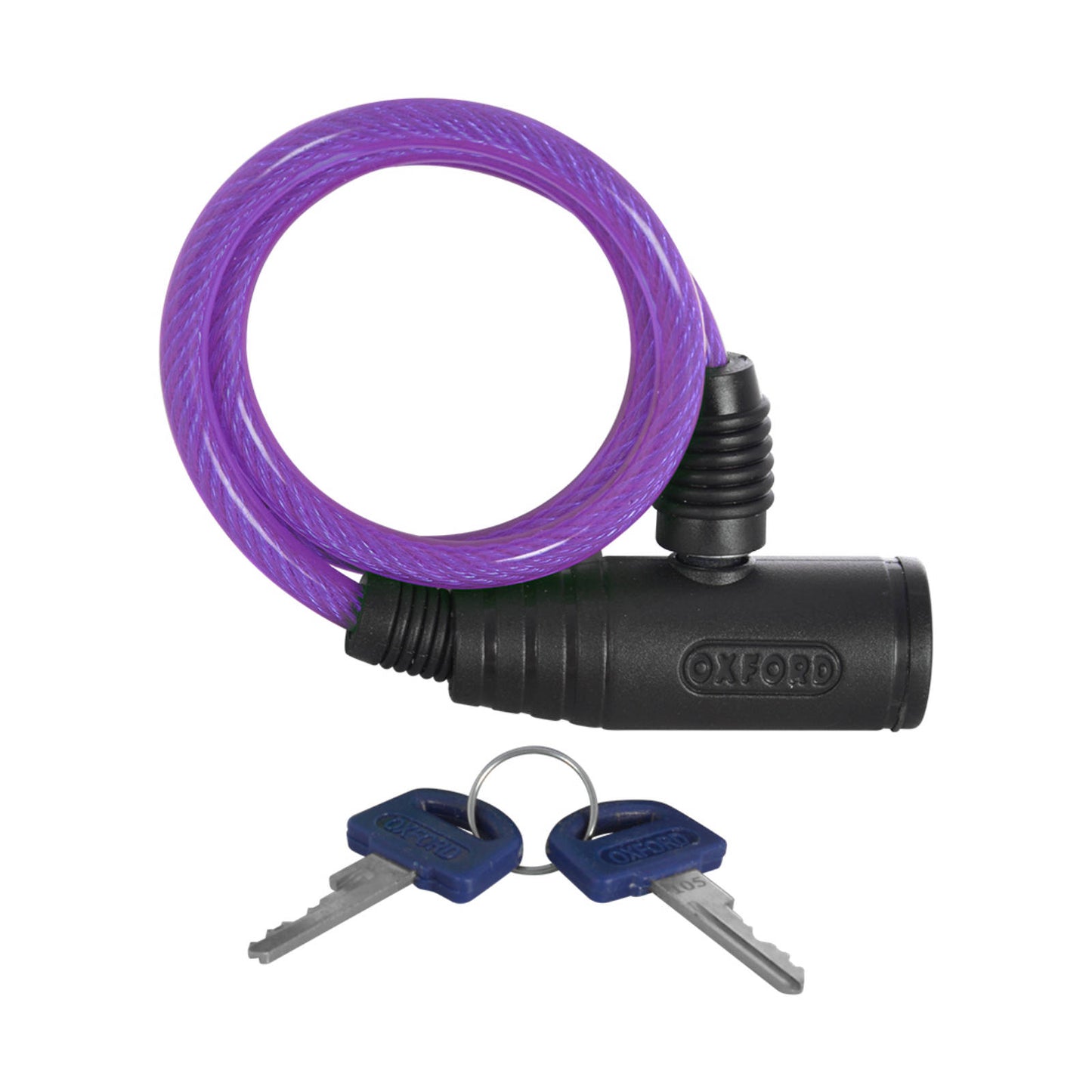 Oxford Bumper Cable Lock 6mm X 600mm - Purple