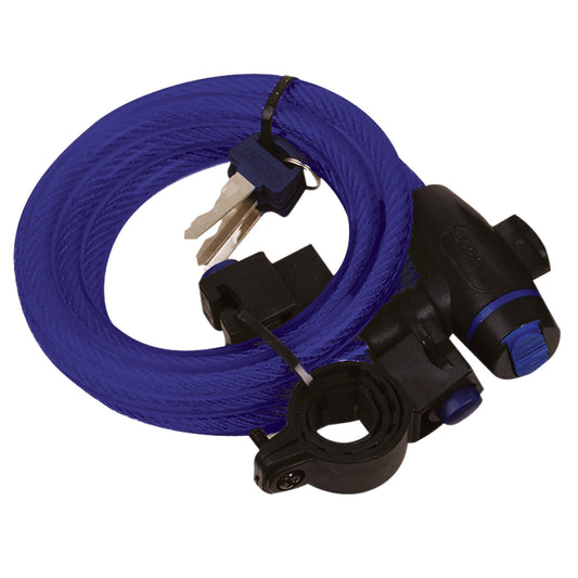 Oxford Cable Lock 1.8m X 12mm - Blue