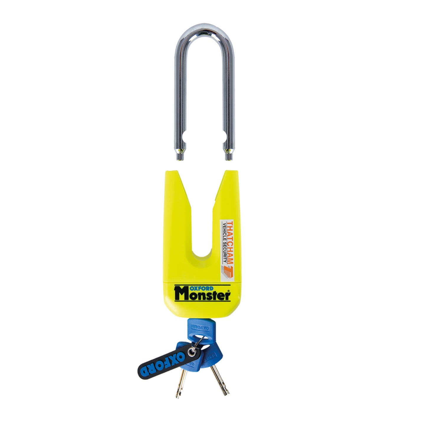 Oxford Monster Disc Lock - Yellow