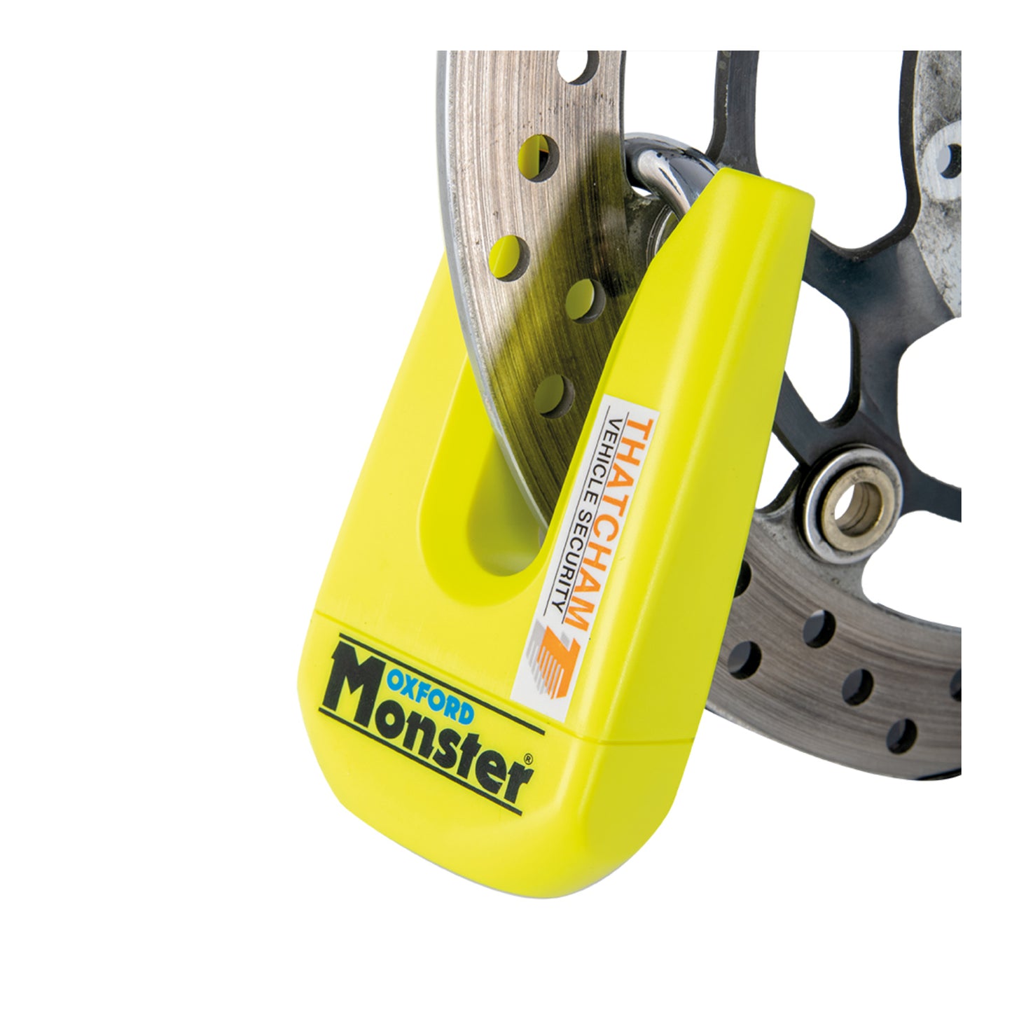 Oxford Monster Disc Lock - Yellow